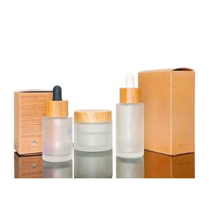 60ml 80ml Red Gradient Empty Cosmetic Bottles Soft Rubber Head