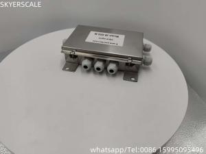 China Stainless Steel 8 Line Adjust Signal Sum Box Connect 8pcs Load Cell For Truck Scales factory