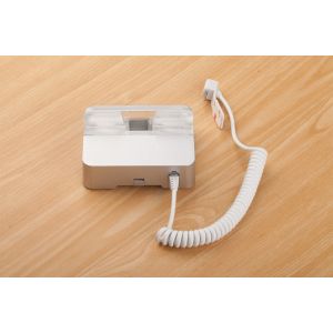 COMER security display mobile phone charging stand with support security anti