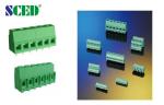 PCB Mount Terminal Block Pitch 5.0mm 300v 10a Brass Clamp Cage Connection