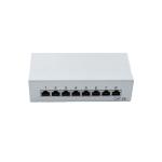 OEM Welcome 1U 8 Ports Cat.6A Cat.6 Cat5e Wall Mount Patch Panel for Ethernet 19