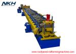 Z Purlin Roll Forming Machine Pre Punching / Post Cutting Steel Roll Forming