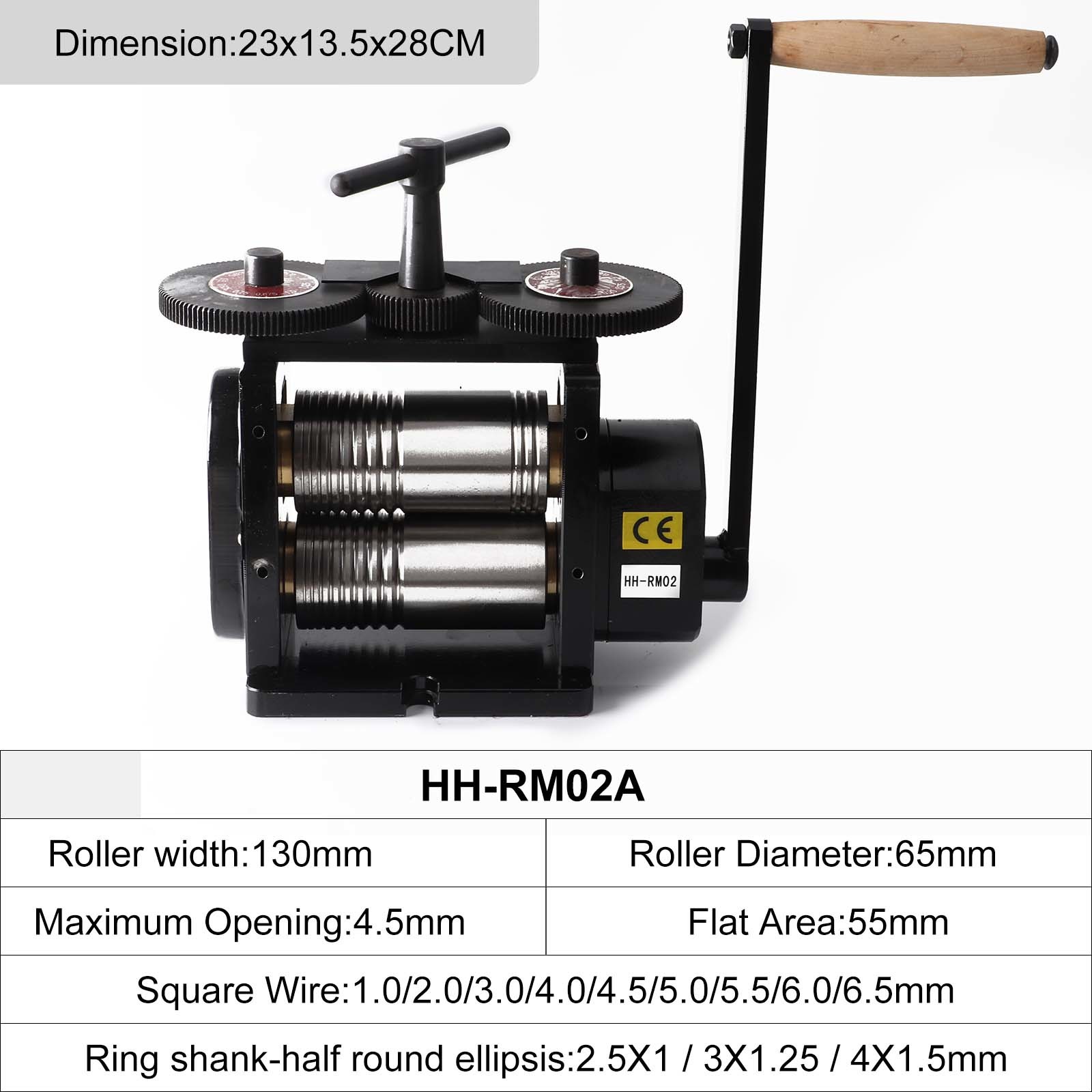 Small Jewelry Manual Rolling Mill Machine 110/130mm 110V-220V