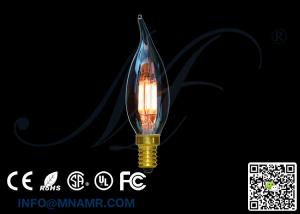 China LED Bulb C32 Tipped Clear Glass 120v 240v E14 1w 2w 3w 4w 6w Candle Bulbs 3000k for Chandelier Lights factory