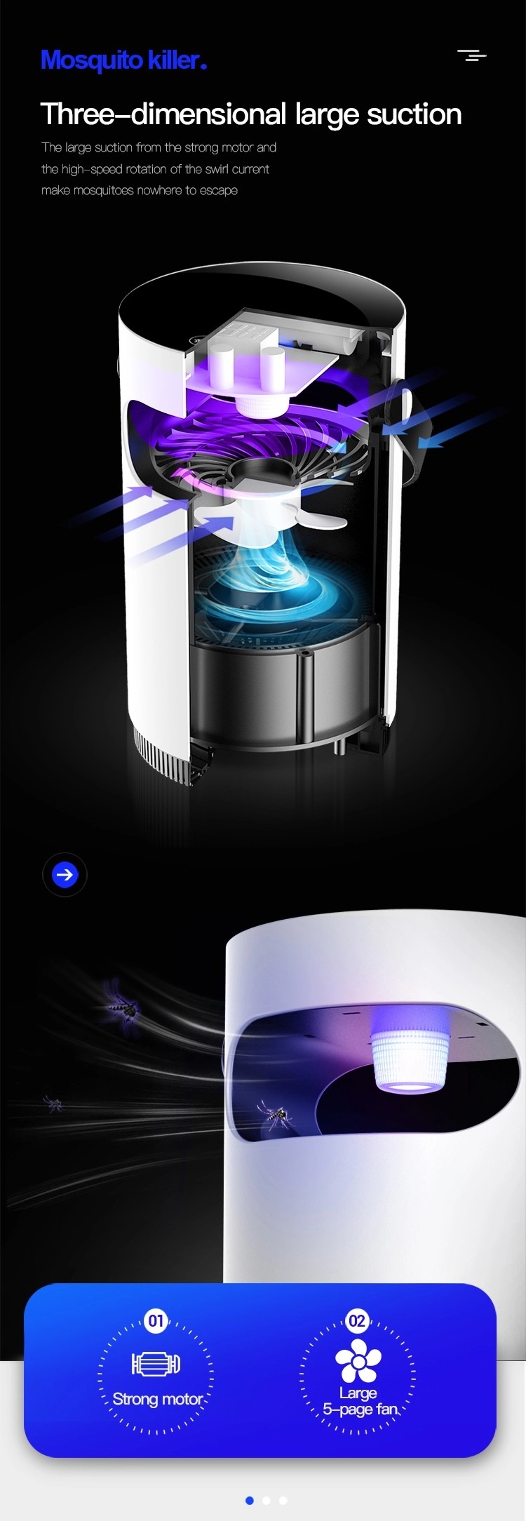 Hot Sell Anti Mosquito Products Electronic Flying Insect Pest Repeller Mosquito Killer Trap Lamp