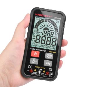 China Smart Multimeter 2.88 inch Big Display Screen Super Slim Digital Multimetro Phone Type with NCV factory