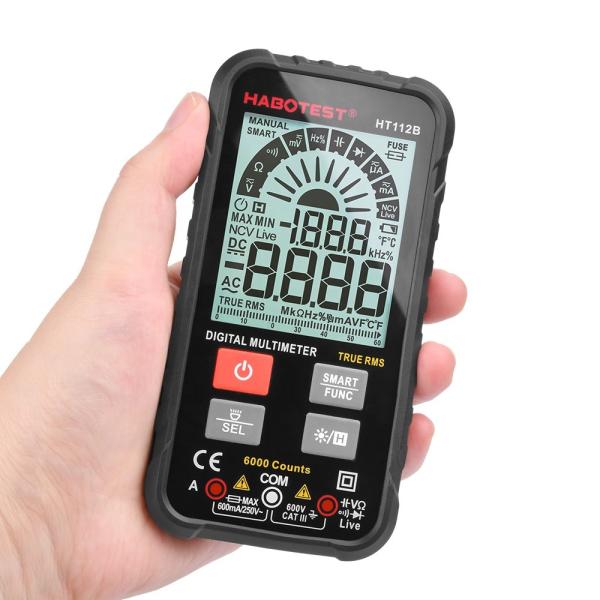 Smart Multimeter 2.88 inch Big Display Screen Super Slim Digital Multimetro
