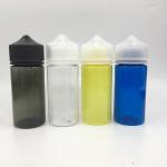 Customized Round E liquid bottle with Childproof Neck Transparent Color Screen