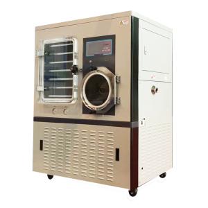 China LGJ-100F 1.04M2 Top Press In Situ Silicone Oil Heating Freeze Dryer Low Noise factory