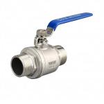 304 stainless steel internal and external wire ball valve two-piece external