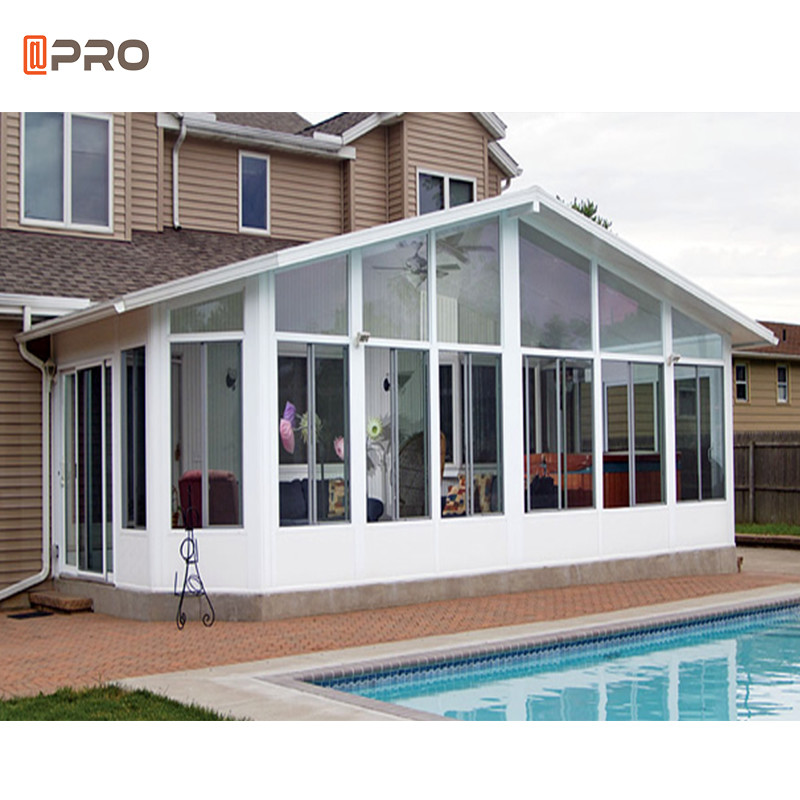 Anodized Winter Garden Sunroom Glass Polycarbonate Windows Aluminum Sunroom Roof Panels