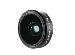 China Customized Logo Mobile Phone Macro Lens For Iphone / Samsung / HTC Black factory