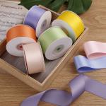 5mm-50mm Polyester Cotton Plain Knitting Ribbon Custom Cotton Ribbon For Gift