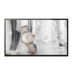 digital signage player 65 inch wall mount non-touch screen for bank entrance