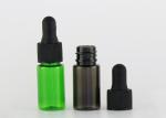 Glass Empty Essential Oil Bottles Non Leaking Multi Color Choice With Sample
