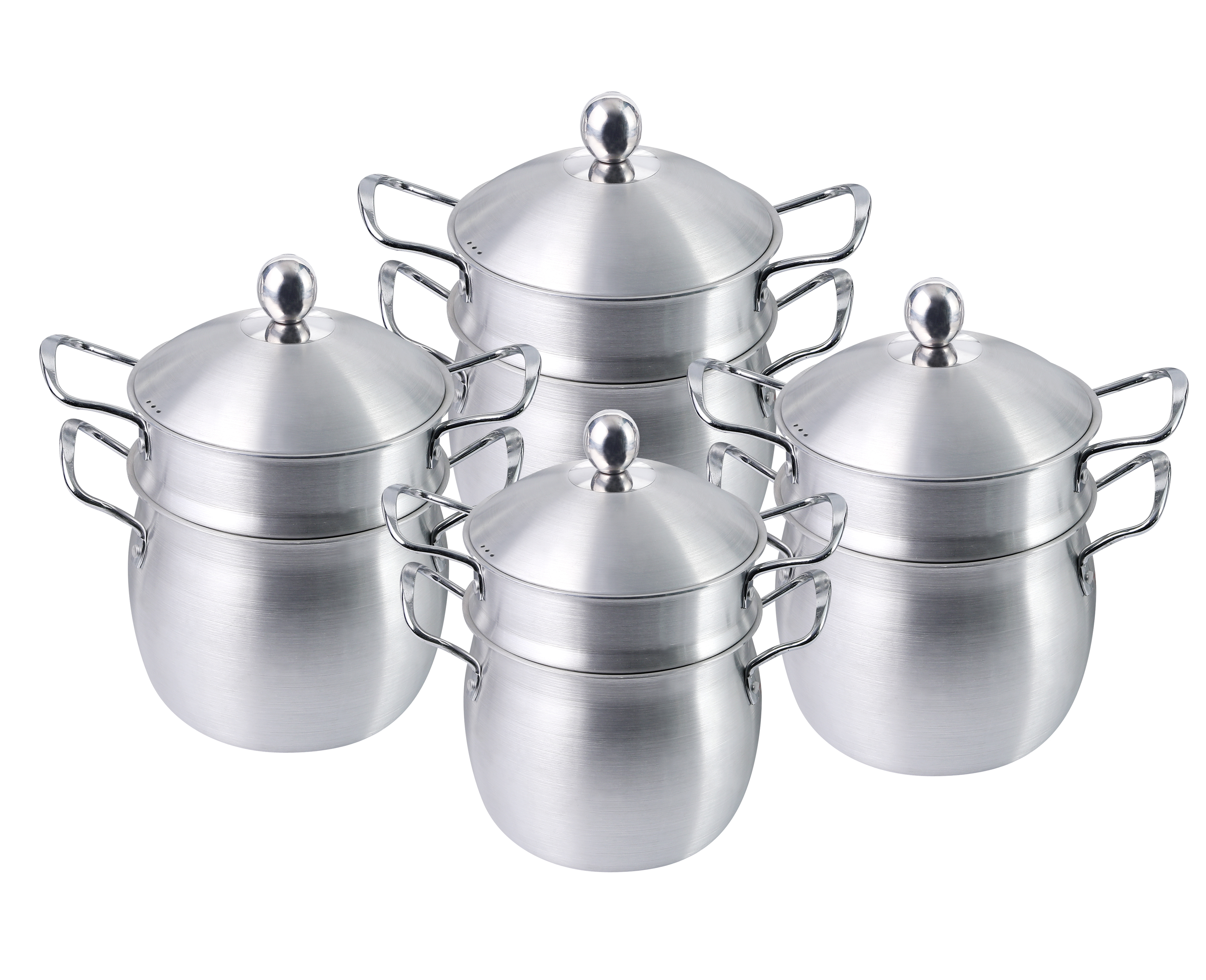 Cover Bead Glass Cover Bulging Aluminum Steamer Pot Sustainable