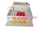 Indoor 4 Port FTTH Fiber Termination Box, 4 Cores ST Fiber Optic Splice Box Cold