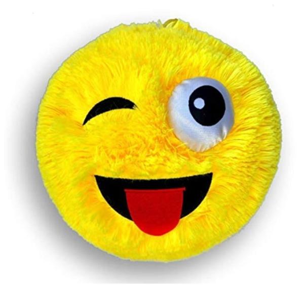 Gender Unisex 9" Furry Faced Ball with Eyes OEM ODM Accepted Perfect Stress