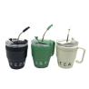 Buy cheap Coffee Cup With Handle And Straw Lid 480ML Travel Mug Water Cup Milk Mug from wholesalers
