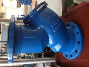 China BS y strainer flanged ends factory