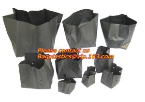 China Plastic Planter Biodegradable Garden Bags , Heavy Duty Garden Sacks factory