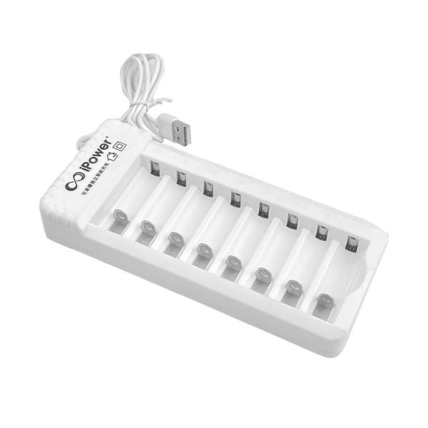 AAA AA NIMH Battery Charger 8 Slots Usb 1.2V Ni-MH Ni-CD