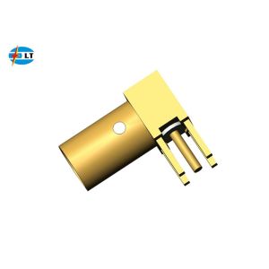 China Solder Attachment RA SMP Limited Detent PCB Male Connector Surface Mount on sale