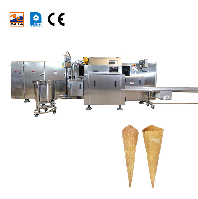 Commercial Sugar Cone Production Line 1.1KW Ice Cream Cones Machine