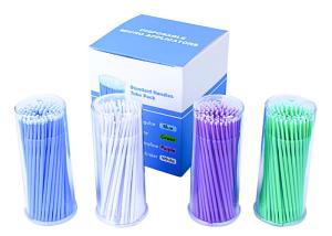 China Lushcolor Medical Microbrush Disposable Eyeborw Brush For Permanent Makeup Tattoo factory