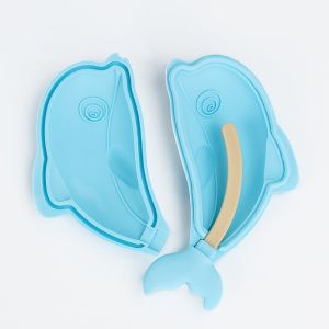 Dolphin Silicone Mold – Reusable Food-Grade BPA-Free Ice Cube Tray with Cute