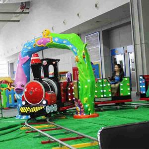 China Antique Tourist Train Rides / 34A Current Amusement Park Train Rides factory