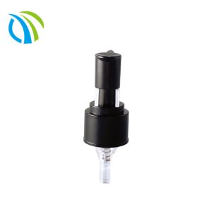 China Kitchen Non Spill 24mm Bright Gold Wood Closure 24/410 Lotion Bottle Pumps 2cc on sale