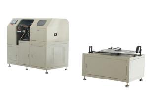 China 35pcs/Min Filter Cutting Machine Full Auto Center Spiral Pipe Making factory