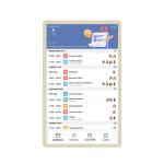 14 Inch RK3576 Incell Touch Screen Smart Calendar Wall Display For Time