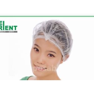 25g/m2 Disposable Non Woven Cap With Latex Free Double Elastic