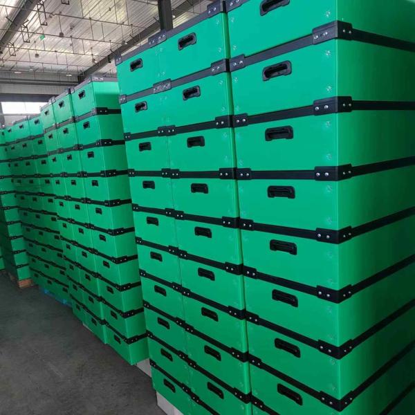 50kg Corrugated Plastic Moving Boxes Crates Hollow Sheet Turnover Box Plastic