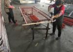 Orange Chain Link Fabric construction barriers with 1"/25mm*25mm New Zealand