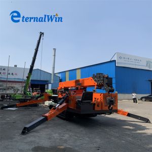 China Lifting Capacity 3 Ton Spider Crawler Crane Operating Weight 2.8 Tons Max Working Radius 11 M on sale