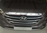 Front Grille Molding and Hood Garnish Strip for Hyundai New Tucson 2015 2016