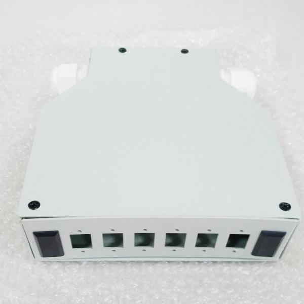 8 Ports Small Fiber Optic Termination Box , Fiber Optic Wall Mount Termination