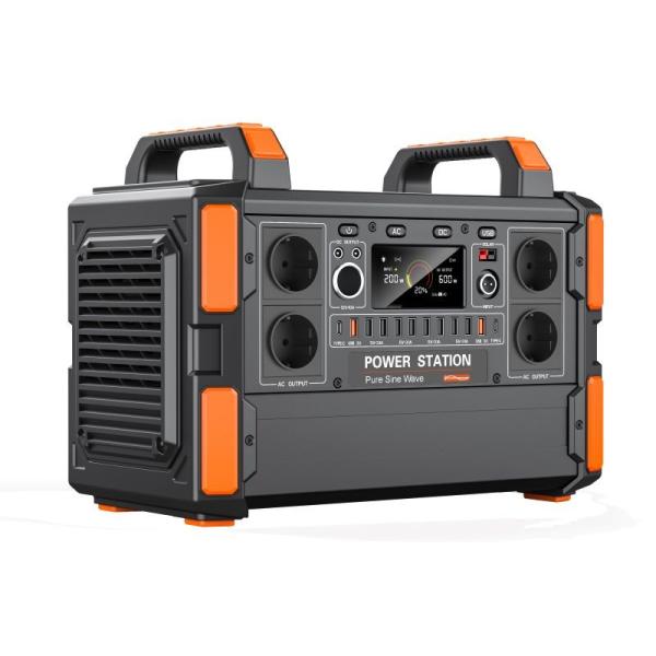 1200w Portable Outdoor Power Supply Large Capacity Energy Storage 220v High