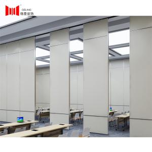 China Aluminum Frame Operable Wall Panels Fabric Soundproof Movable Partition System factory