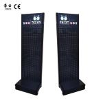 Factory custom color size metal black store display shelves