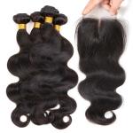 Grade 8A Brazilian Human Hair Weave Bundles Without Chemical Process