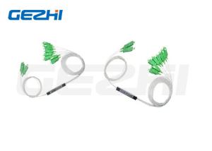China 2X8 LC Singlemode 0.9mm G657A1 Steel Type Fiber Optic PLC Splitter In FTTx factory