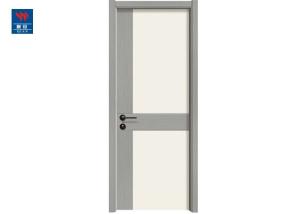 China Wooden Soundproof PVC WPC Toilet Eco Friendly Doors factory
