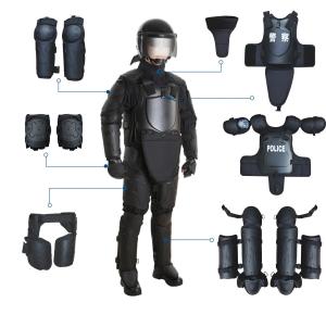 China Impact Resist PC Back Armor For Riot Control , Body Protection Anti Riot Gear factory