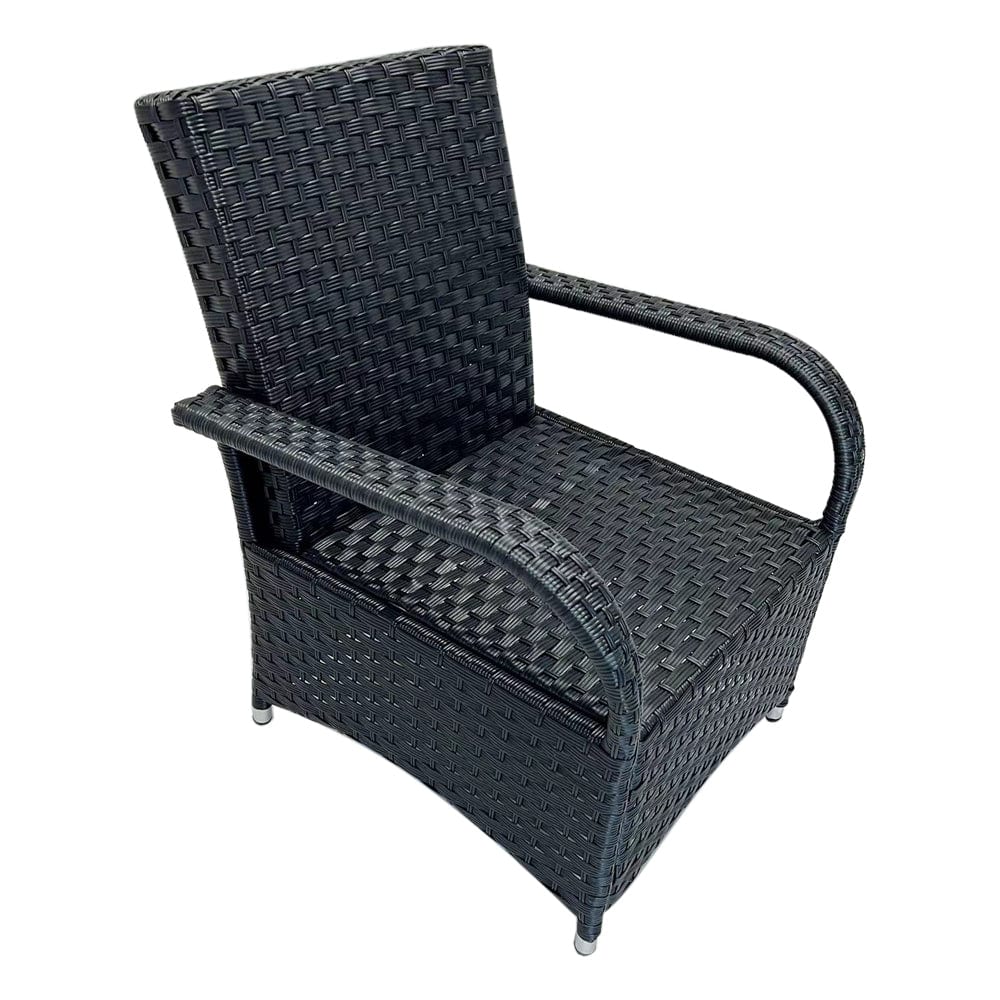 Modern Outdoor Furniture AJUNION 2 Seater Wicker Rattan Chat Furniture Resistant to UV