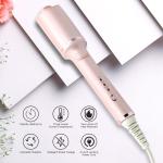 Anti Tangling 32mm 55W Adjustable Curling Iron Wand All Hair Types