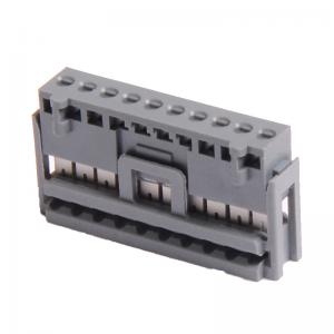 China 2.50 IDC Socket Wire To Board Connector 8P PBT Grey , Matte Sn factory